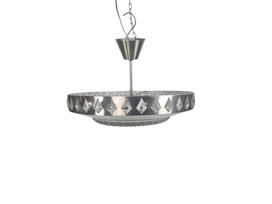 Image 1 of Vitrika - Orrefors - Carl Fagerlund - Ufo lamp - Zweden - 60's