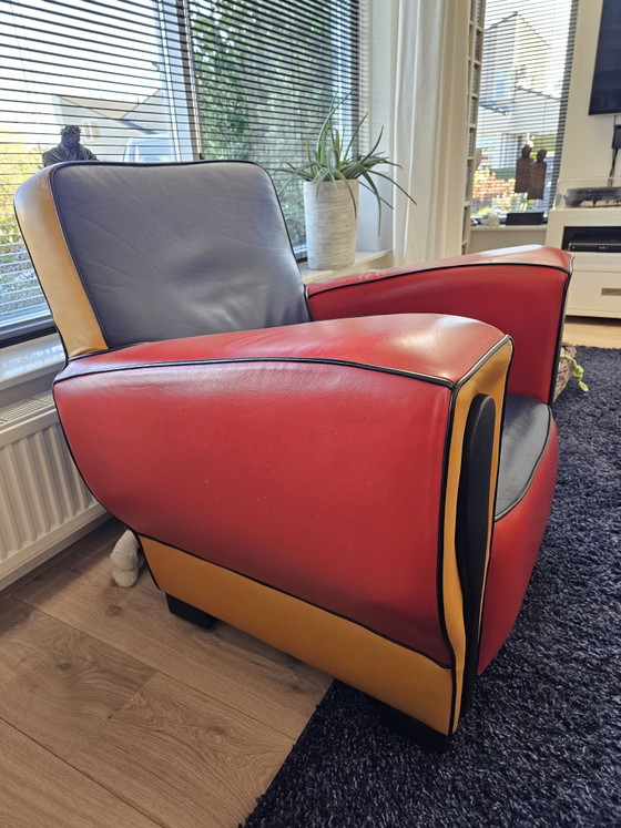 Chaise design Hip Hop / Peter van Zoetendaal – Fauteuils, Cuir (photo 3 of 5)