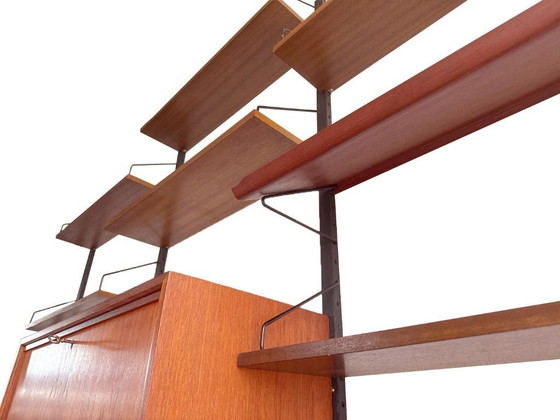 Image 1 of Sistema di pareti vintage Poul Cadovius – Royal System, Danimarca