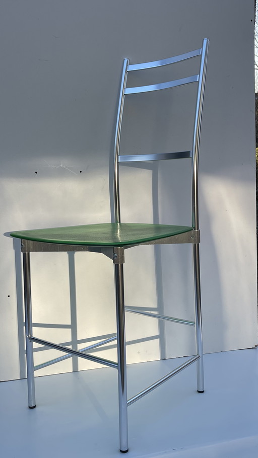 3 Bagutta Ycami Edizioni Aluminium met Kunststof stoelen 