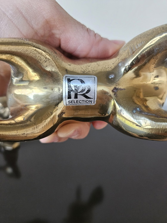 Image 1 of Brass Bambi set of 3