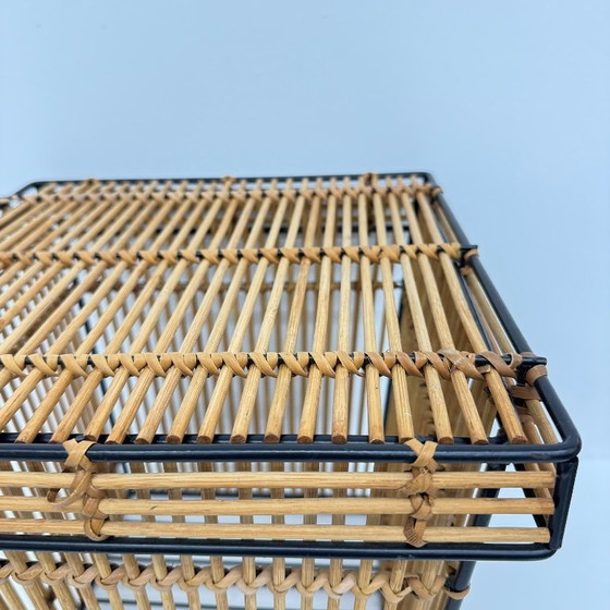 Image 1 of Set of 2 Storage Baskets by Dirk van Sliedregt for Rohé, Netherlands 1960s