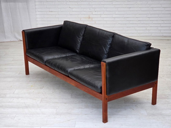 Image 1 of 1960s, Danish design by H.J.Wegner, 3 seater sofa model CH 163.
