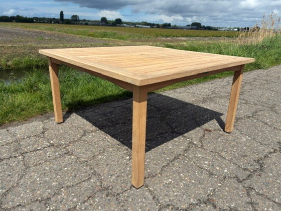 Image 1 of Royal Botania Premium zware teakhouten tuintafel 140x140cm 
