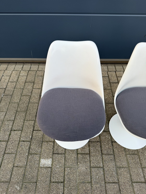 Image 1 of 4x original Knoll Tulip dining chairs by Eero Saarinen