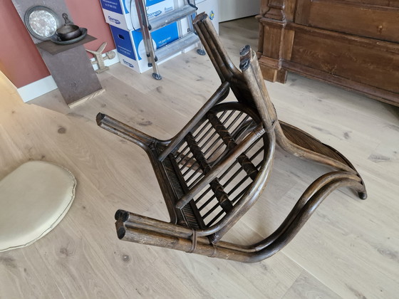 Image 1 of Vintage Manou Rattan Lounge Chair