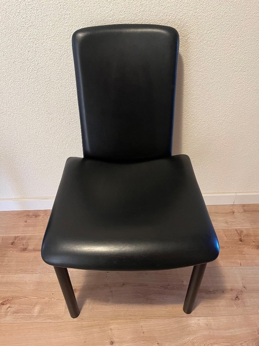 Chaises de salle à manger en cuir Castelijn