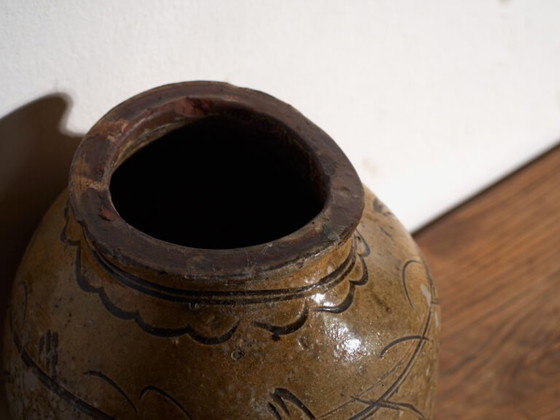 Vaso antico cinese in gres smaltato – Cina, circa 1890 – Vasi, Rustic (photo 19 of 40)