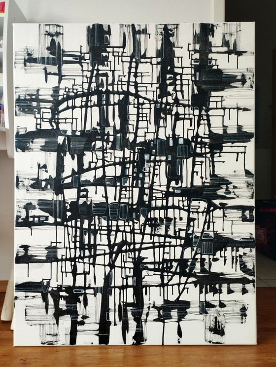 Composición Abstracta XXL – Pinturas y dibujos, Lienzo (photo 7 of 15)