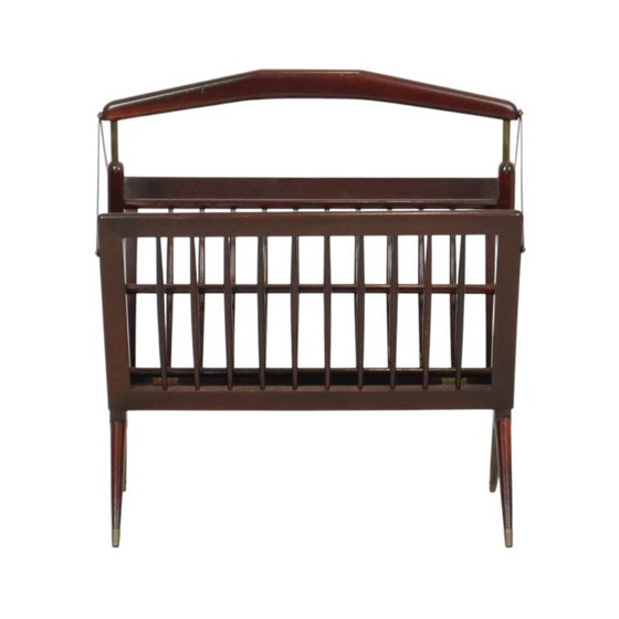 Image 1 of Italian Magazine Rack Magazine Rack Cesare Lacca