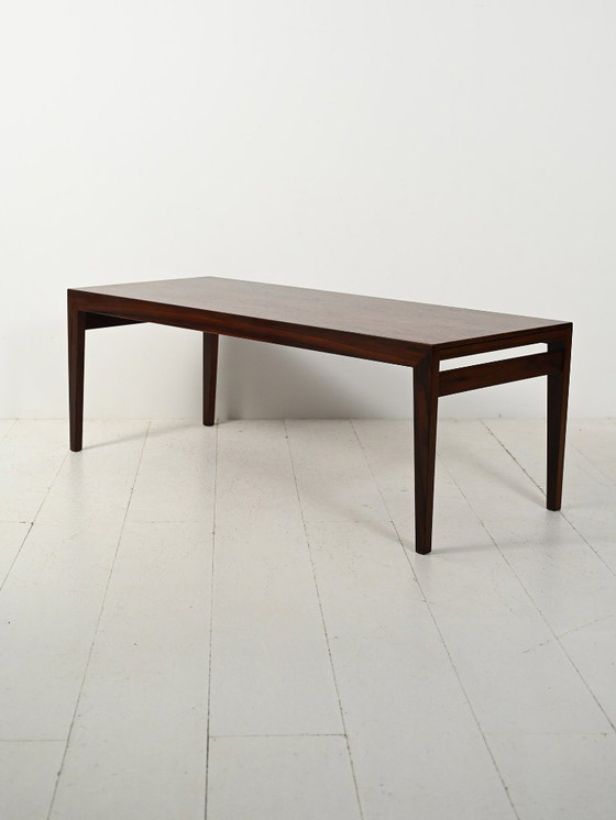 Image 1 of Coffee table in rosewood by Severin Hansen for Haslev Møbelsnedkeri
