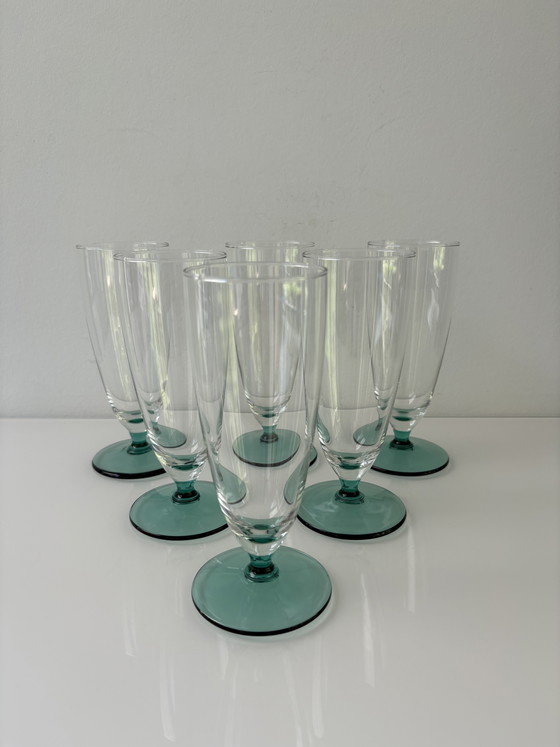 Image 1 of Vintage late ‘60s early ‘70s set of six glasses