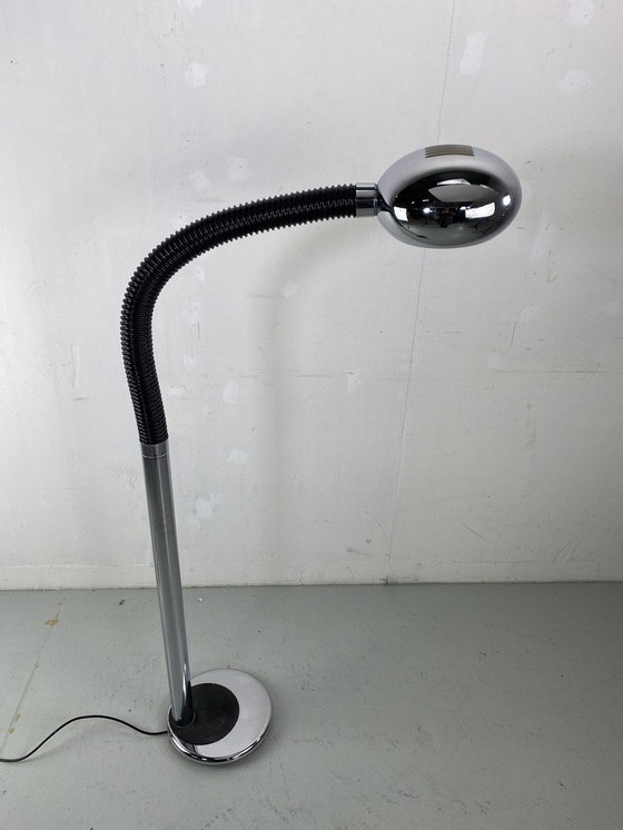 Image 1 of Herda 'Gooseneck' Vloerlamp Vintage