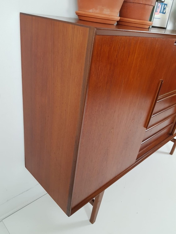 Image 1 of Vintage teak houten wandkast | buffetkast deens kast