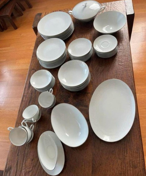 Vajilla de porcelana blanca Zylstra