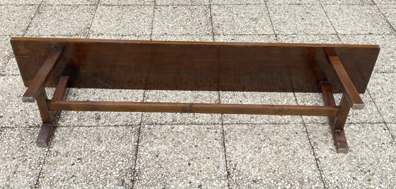 Solid Oak Wood Farmhouse Bench 180cm for Rustic 1950s Farmhouse Table – Benches (photo 5 of 11)