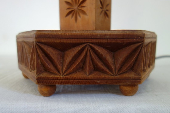 Basi per Lampade in Pino Arte Popolare Alte Alpi Anni '70 – Lampade da tavolo, Wood, Rustic (photo 12 of 14)