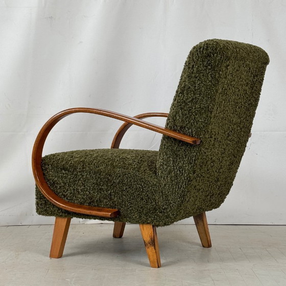 Image 1 of Fully Restored Jindřich Halabala H-410 Armchair for UP Závody, 1930s