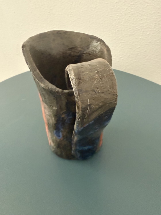 Image 1 of Handmade vintage brutalist raku