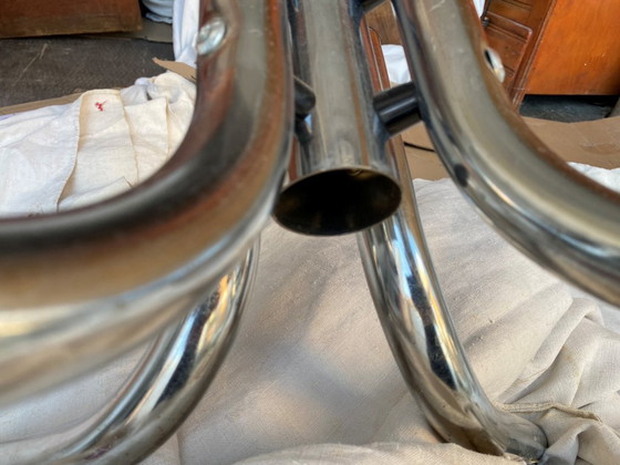 Image 1 of Appendiabiti vintage 1970 in metallo cromato