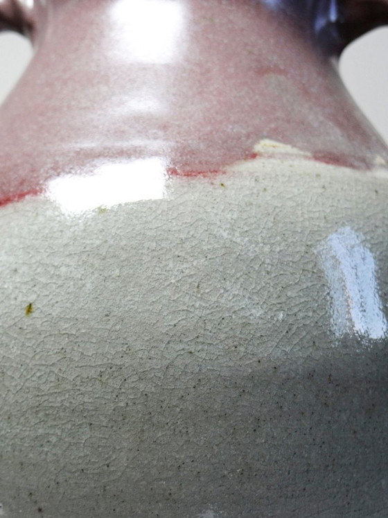Image 1 of Vintage 1960s-70s stoneware vase from Studio Pottery Milly Finn, UK