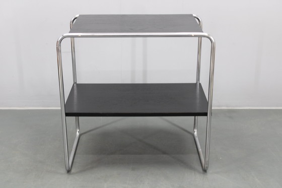 Image 1 of 1930s Marcel Breuer Bauhaus Tubular Console Table , Model B12, Czechoslovakia