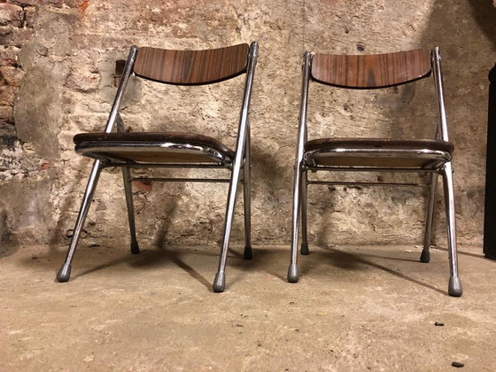 Image 1 of Selezione di varie sedie vintage per bambini piccoli/scuola materna, totale 9 pezzi