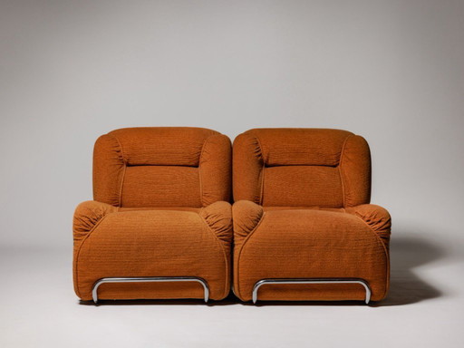 Set di 2 elementi componibili realizzati da Doimo Salotti, Italia, anni '70 (2 set disponibili)