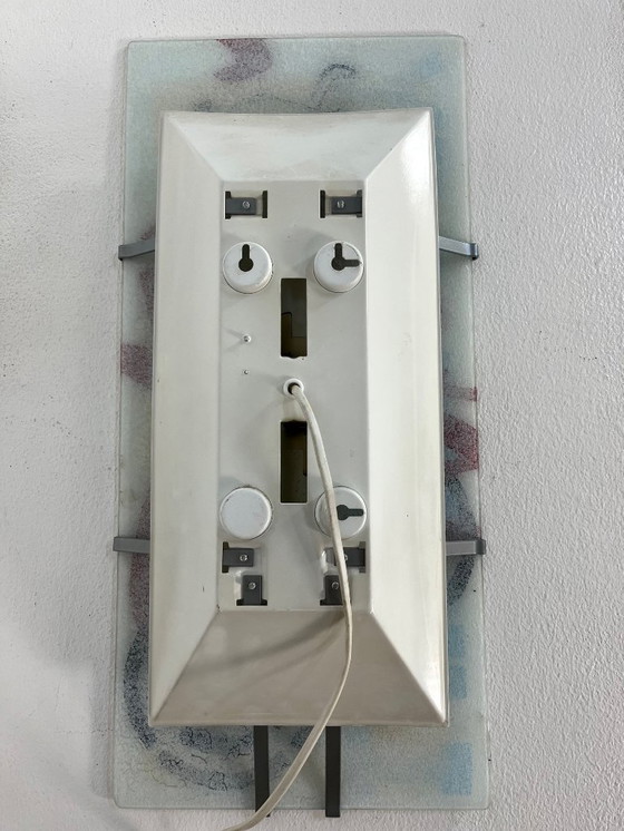 Image 1 of Glass GYLLEN wall lamps, designed by Julia Treutiger for Ikea, 1990s.