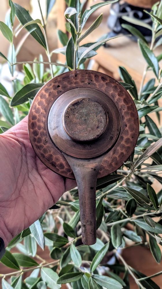 Image 1 of Set da fonduta NELSI in rame martellato, Souillac, Francia