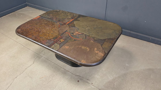 Image 1 of Brutalistischer Couchtisch von C. Kneip, 1991