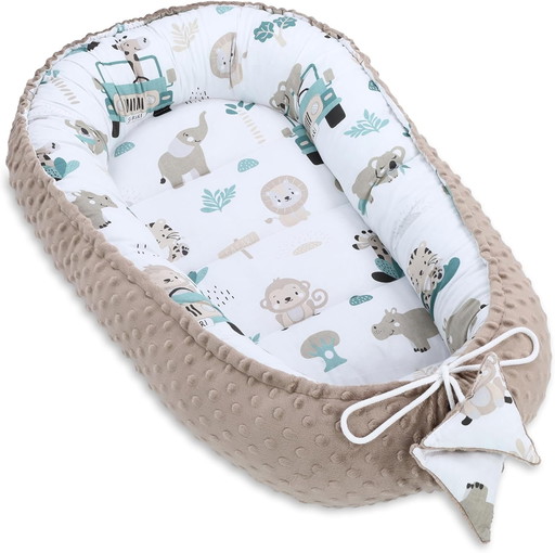 Totsy Baby Réducteur de Lit Bébé 90x50cm en Minky Polyvalent pour Nid d'ange Couffin et Naissance Chaud et Doux et Accessoires p