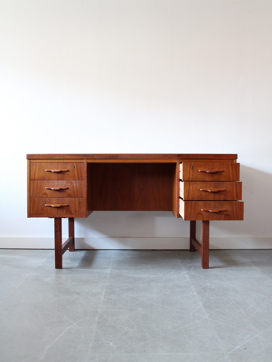 Image 1 of Vintage Danish teak desk