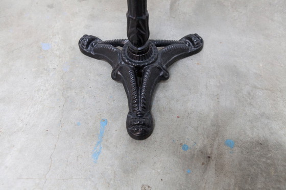 Image 1 of Marble and cast iron plant stand, 1960s, D30