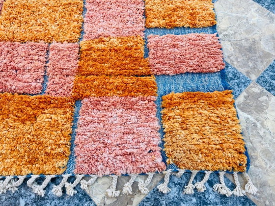 Image 1 of Marokkanischer Teppich aus Naturleinen, 300 x 200 cm