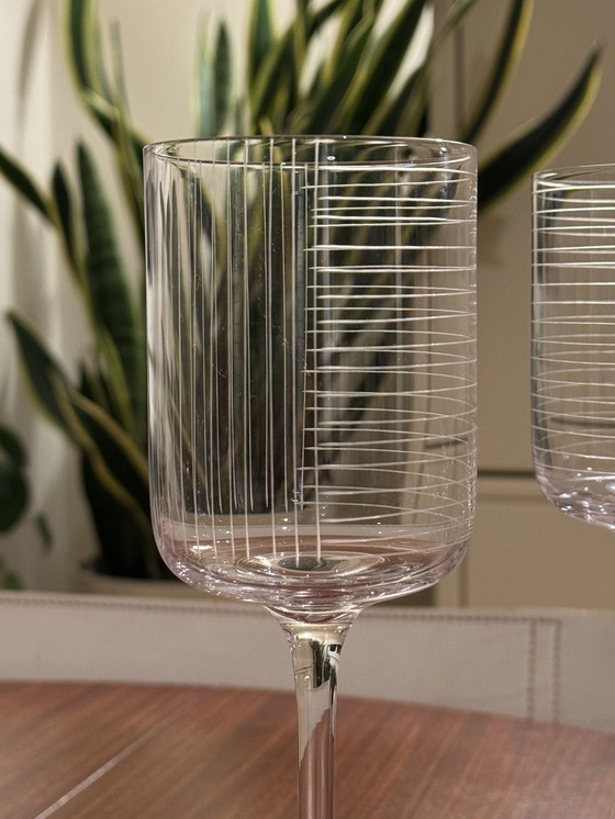 Image 1 of Set di 4 bicchieri da vino House Doctor - design minimalista - vetro trasparente