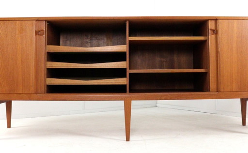Henry Rosengren Hansen pour Brande Møbelindustri Buffet modèle 49 | 240 Cm Vintage Restauré – dressoirs, Wood (photo 2 of 22)