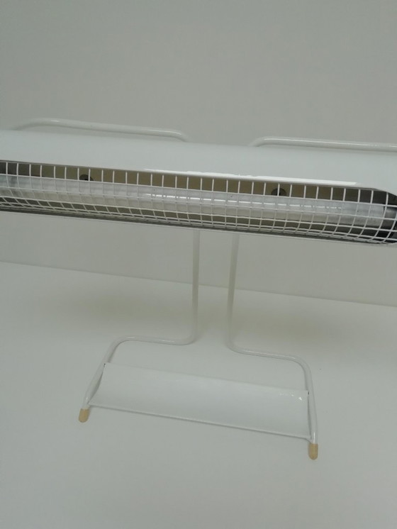 Image 1 of Zeldzame witte, vintage burealamp / pianolamp Tubo van WOJA