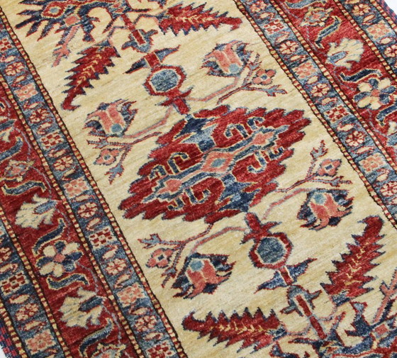 Image 1 of Original Hand-Knotted Kazak Antique Rug 283 x 85 cm