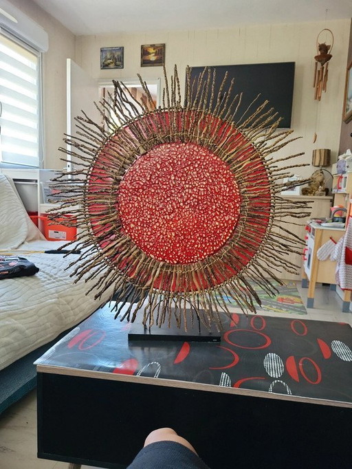 Vintage Bamboe Lamp