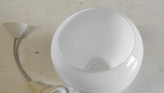 Image 1 of Suspension style scandinave globe opaline - années 60/70