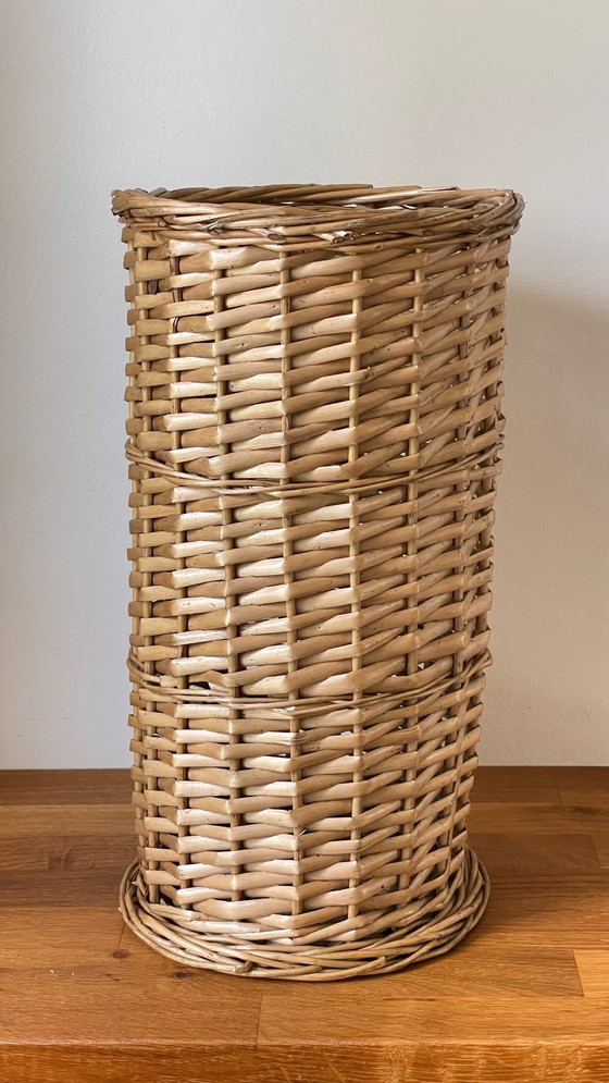 Image 1 of Vintage Rattan Umbrella Stand