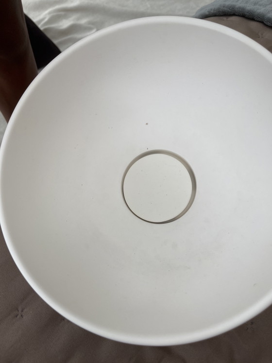 Vrijskant waskom 25 cm wit – Schalen, Ceramic (photo 5 of 5)