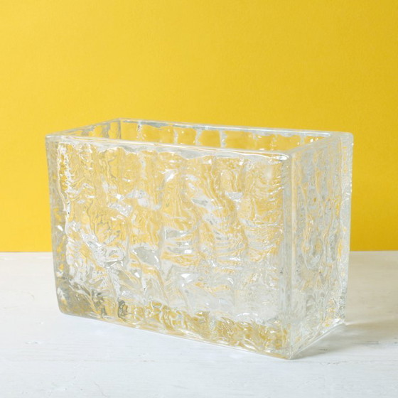 Image 1 of Vintage Sklo Union Glass Jardinière Vase Moravia / Vladislav Urban / 1968