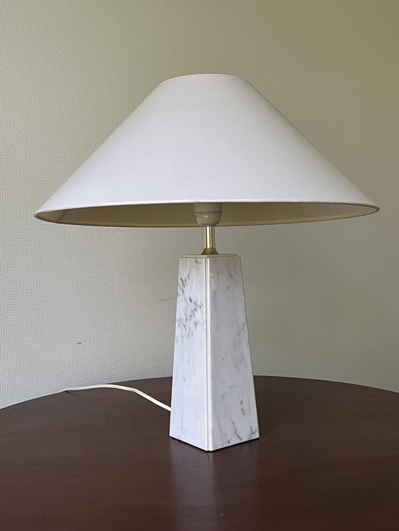 Image 1 of Vintage Marble Table Lamp
