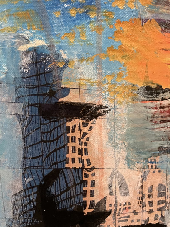 Image 1 of Bernard Bieling " STATUE DE LIBERTÉ " 100x70 cm.