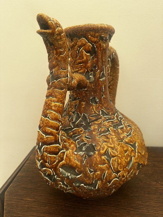 Image 1 of Large vintage jug from the 60s - Ceramic Honey