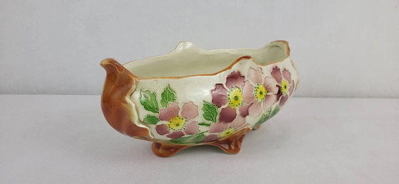 Keller & Guérin Art Nouveau Planter / Saint Clément – Plant pot, Porcelain (photo 7 of 9)