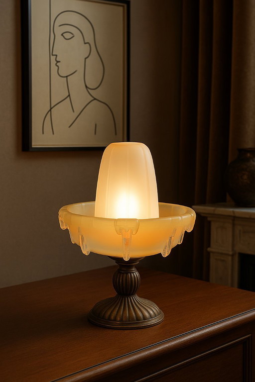 Art Deco table lamp by Ezan 1930's