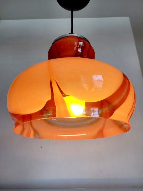 Image 1 of Murano glazen vintage hanglamp, Carlo Nason, Italy, jaren 1960